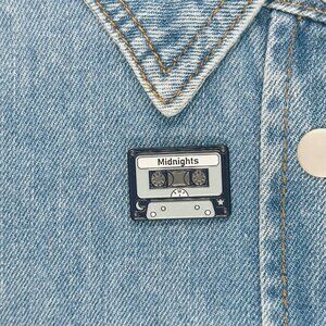 ⭐Retro Midnights Cassette Tape Enamel Pin Album Cover Brooch Radio Cassette New